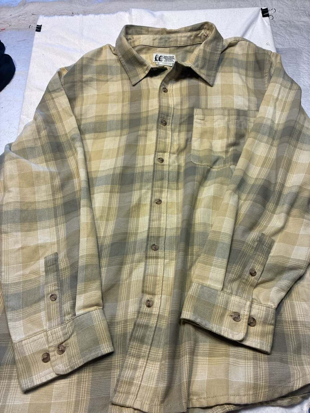 Marmot Mountain Works Plaid Flannel Shirt XXL